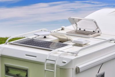 Solar Panel On RV Roof