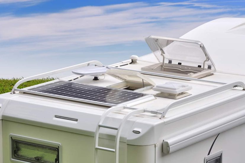 Solar Panel On RV Roof